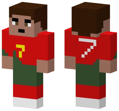Ronaldo Footballer Skin Minecraft skin