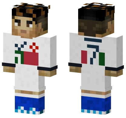 Ronaldo Portugal Qatar 2022 Away Minecraft skin