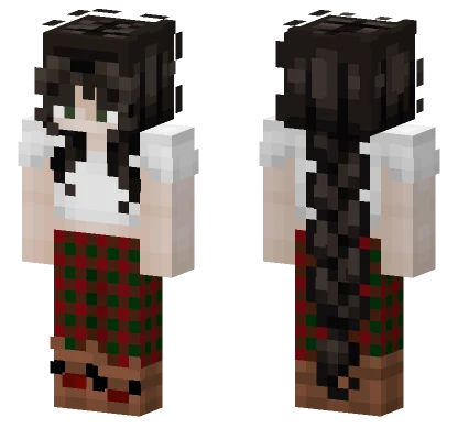Rora Christmas Outfit Minecraft skin