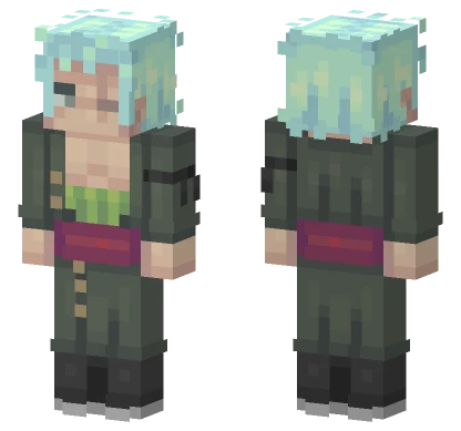 Roronoa Zoro Minecraft skin
