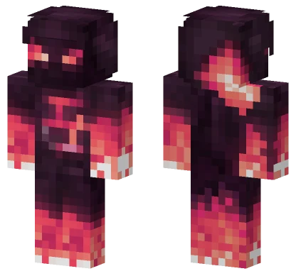 Rose Demon Steve Minecraft skin