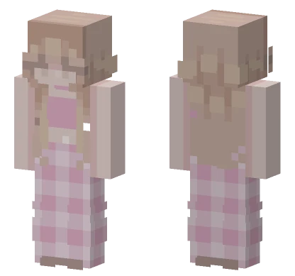 Rose Girl Minecraft skin