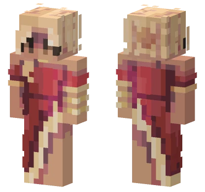 Rose Gold Glory Minecraft skin