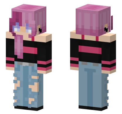Rose Marshmallow Minecraft skin