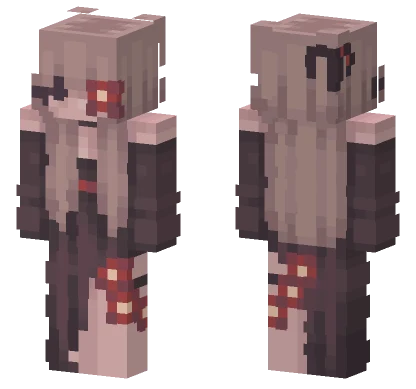 Roses Halloween Minecraft skin