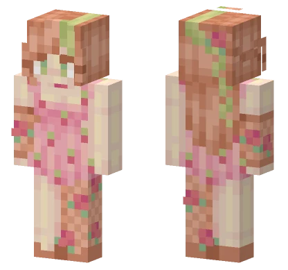 Roses Strawberries Full Skin Minecraft skin