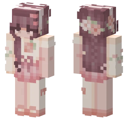 Rosy Bloom RCE Minecraft skin