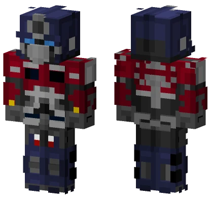 Rotb Optimus Prime Minecraft skin