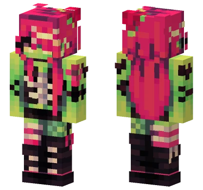 Rotten Hearts Minecraft skin