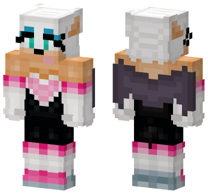 Rouge the Bat Minecraft skin