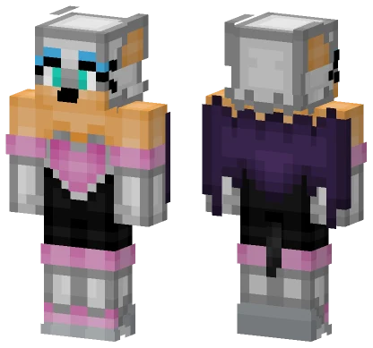 Rouge The Bat Minecraft skin