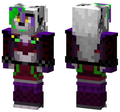Roxanne Wolf Stylized Minecraft skin