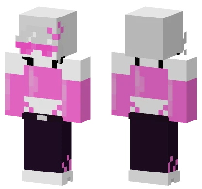 Roxy Lalonde Pink Hair Minecraft skin