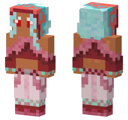 Roya Genshin Oc Minecraft skin