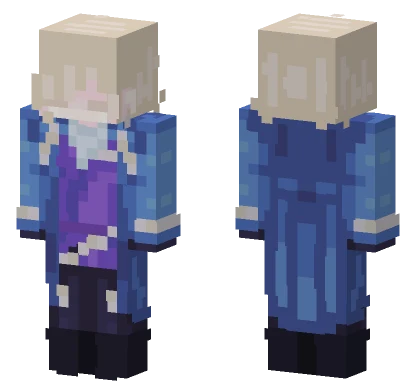 Royal Blue Wizard Minecraft skin
