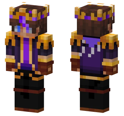 Royal Purple King Minecraft skin