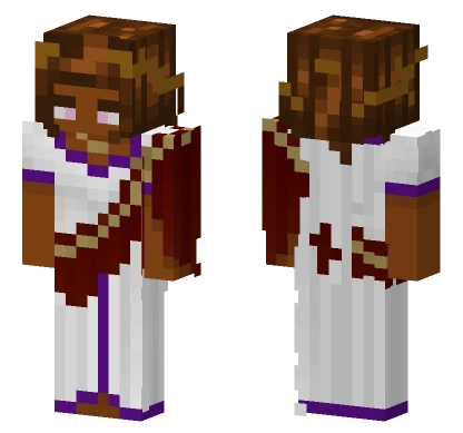Royal Purple Robes Minecraft skin