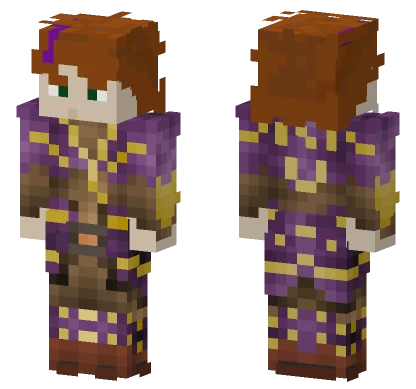 Royal Purple Sorcerer Minecraft skin