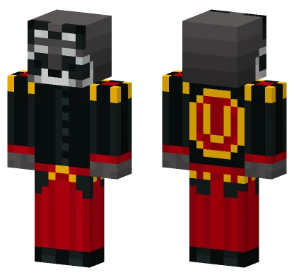 Royal Raccoon Red Tuxedo Minecraft skin