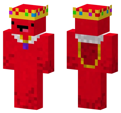 Royal Red Lobster Minecraft skin