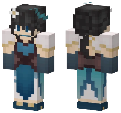 Ruan Mei Honkai Star Rail Minecraft skin
