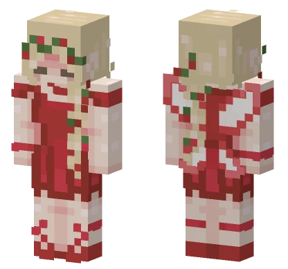 Ruby Red Outfit Minecraft skin