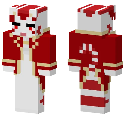 Ruby White Minecraft skin