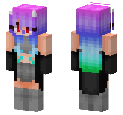 Ryoko Chibana OC Minecraft skin