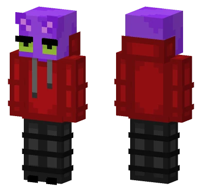 Ryth Skin Red Hoodie Minecraft skin
