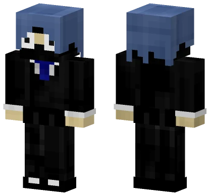 S2enriko Black Ninja Minecraft skin