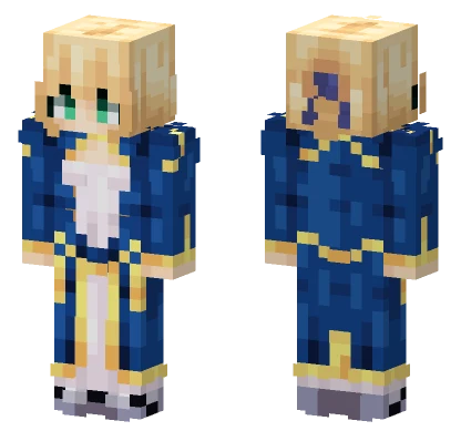 Saber Artoria Pendragon Minecraft skin