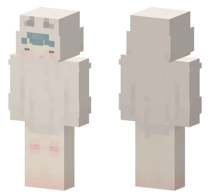 Sad Bunny Girl Minecraft skin