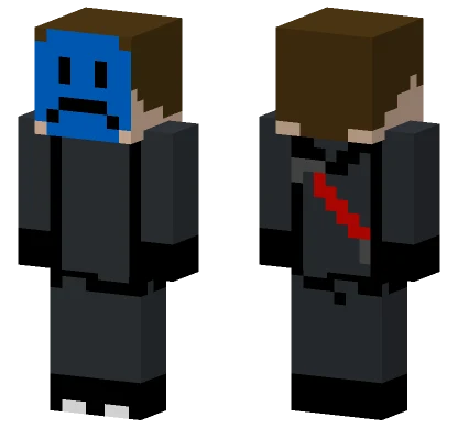 Sad Robot Man Minecraft skin