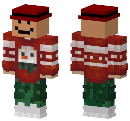 Sad Snowman Skin Minecraft skin
