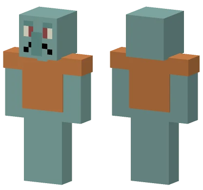 Sad Squidward Tentacles Minecraft skin