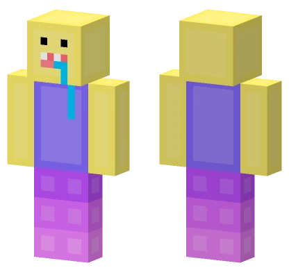 Sad Yellow Blob Minecraft skin