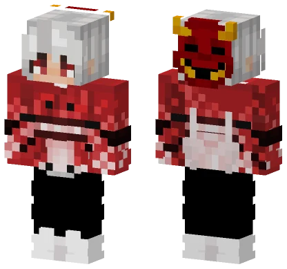 Sada Red Outfit Minecraft skin