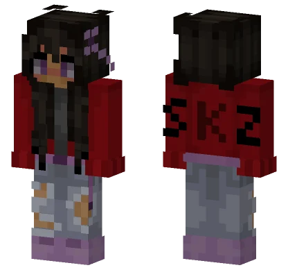 Saf Skz Hoodie Minecraft skin