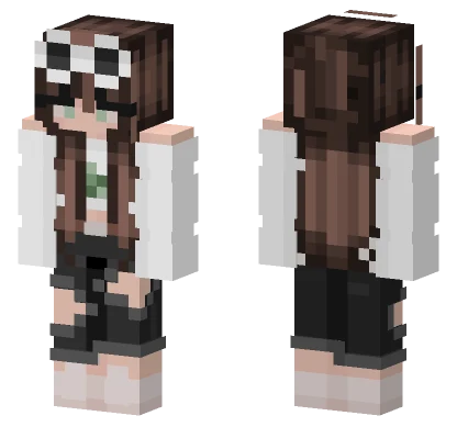 Sage Green Girl Minecraft skin