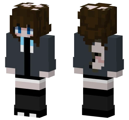 Sage The Cat Girl Minecraft skin