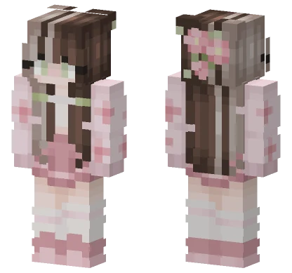Sakura Dreams Girl Minecraft skin