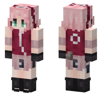 Sakura Haruno Minecraft skin
