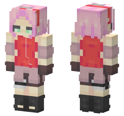 Sakura Haruno Minecraft skin