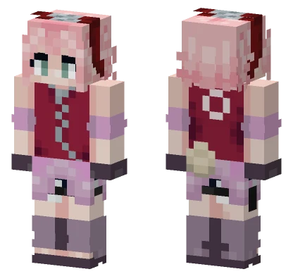 Sakura Haruno Minecraft skin