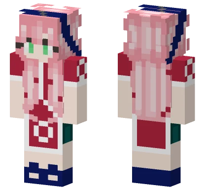 Sakura Haruno Minecraft skin