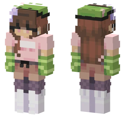 Sakura Tree Base Minecraft skin
