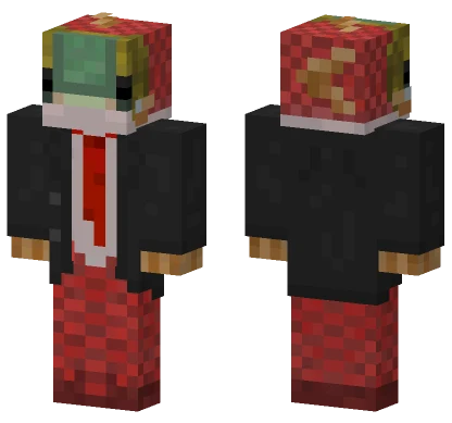 Salmon Man Suit Minecraft skin