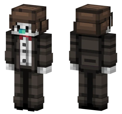 Saltydkdan Black Suit Minecraft skin