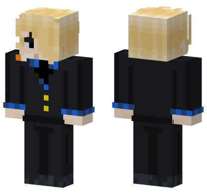 Sanji Enhanced Minecraft skin