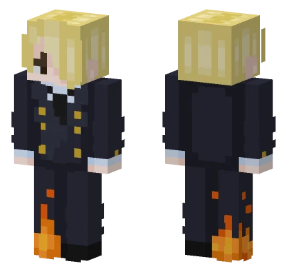 Sanji With Blinking Eye Minecraft skin